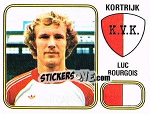 Sticker Luc Bourgois - Football Belgium 1980-1981 n. 172 - Panini