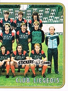 Figurina Team - Football Belgium 1980-1981 - Panini