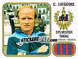 Cromo Sylvester Takac - Football Belgium 1980-1981 - Panini