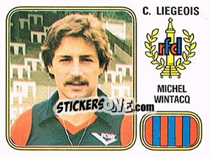 Sticker Michel Wintacq - Football Belgium 1980-1981 - Panini
