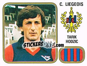 Sticker Tarik Hodzic - Football Belgium 1980-1981 - Panini