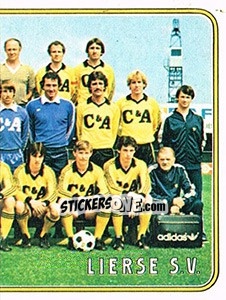 Cromo Team - Football Belgium 1980-1981 - Panini