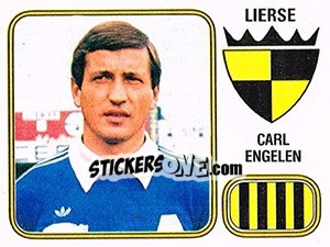 Sticker Carl Engelen - Football Belgium 1980-1981 - Panini