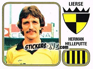 Figurina Herman Helleputte - Football Belgium 1980-1981 - Panini