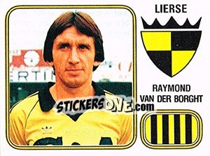 Sticker Raymond van der Borght - Football Belgium 1980-1981 - Panini