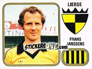 Sticker Luc Soons - Football Belgium 1980-1981 n. 210 - Panini