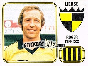 Sticker Roger Dierckx - Football Belgium 1980-1981 n. 211 - Panini