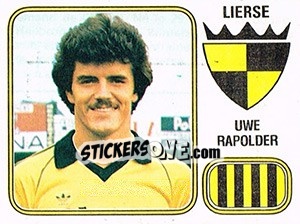 Sticker Uwe Rapolder - Football Belgium 1980-1981 n. 212 - Panini