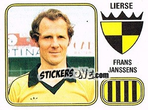 Figurina Frans Janssens - Football Belgium 1980-1981 - Panini