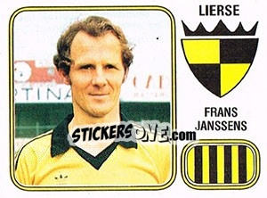 Sticker Frans Janssens - Football Belgium 1980-1981 n. 213 - Panini