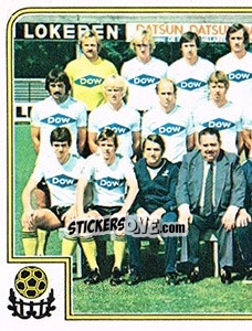 Sticker Team - Football Belgium 1980-1981 - Panini