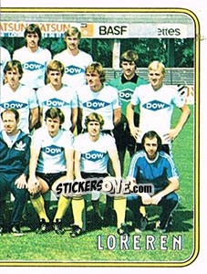 Figurina Team - Football Belgium 1980-1981 - Panini