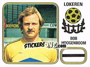 Figurina Bob Hoogenboom - Football Belgium 1980-1981 - Panini