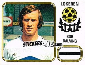Cromo Bob Dalving - Football Belgium 1980-1981 - Panini