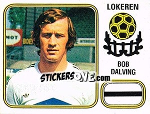 Sticker Bob Dalving - Football Belgium 1980-1981 n. 225 - Panini