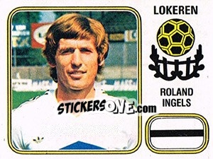 Sticker Roland Ingels - Football Belgium 1980-1981 - Panini