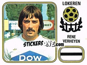 Sticker Rene Verheyen - Football Belgium 1980-1981 n. 229 - Panini