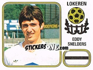 Cromo Eddy Snelders - Football Belgium 1980-1981 - Panini