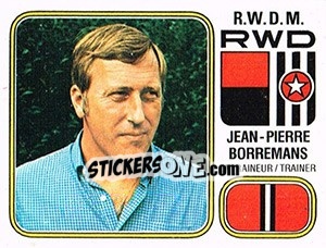 Cromo Jean-Pierre Borremans - Football Belgium 1980-1981 - Panini