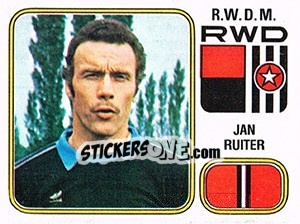 Figurina Jan Ruiter - Football Belgium 1980-1981 - Panini