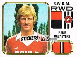 Sticker Rene Desaeyere - Football Belgium 1980-1981 n. 243 - Panini