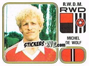 Figurina Michel de Wolf - Football Belgium 1980-1981 - Panini