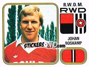 Sticker Johan Boskamp - Football Belgium 1980-1981 - Panini