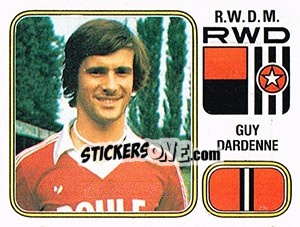 Sticker Guy Dardenne - Football Belgium 1980-1981 - Panini