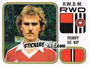 Sticker Robby de Kip - Football Belgium 1980-1981 n. 249 - Panini