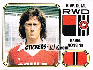 Sticker Karel Bonsink - Football Belgium 1980-1981 n. 250 - Panini