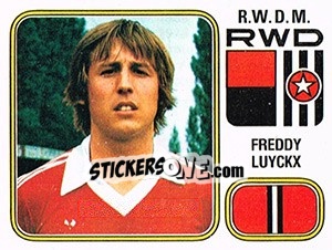 Sticker Freddy Luyckx - Football Belgium 1980-1981 - Panini