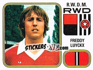 Sticker Freddy Luyckx - Football Belgium 1980-1981 n. 254 - Panini