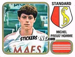 Cromo Michel Preud'Homme - Football Belgium 1980-1981 n. 259 - Panini