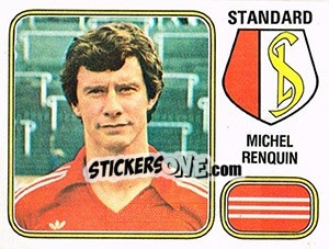 Sticker Michel Renquin - Football Belgium 1980-1981 - Panini