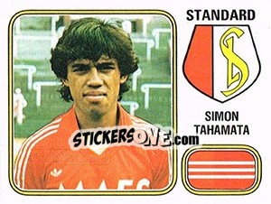 Cromo Simon Tahamata - Football Belgium 1980-1981 - Panini