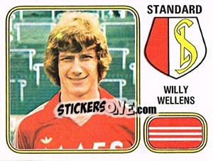 Sticker Willy Wellens - Football Belgium 1980-1981 - Panini
