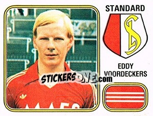 Cromo Eddy Voordecker - Football Belgium 1980-1981 n. 272 - Panini