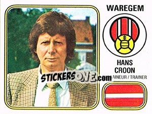 Figurina Hans Croon - Football Belgium 1980-1981 n. 276 - Panini