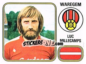 Cromo Luc Millecamps - Football Belgium 1980-1981 - Panini