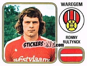 Figurina Ronny Bultynck - Football Belgium 1980-1981 - Panini