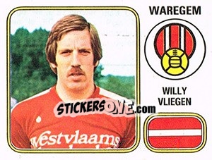 Sticker Willy Vliegen - Football Belgium 1980-1981 n. 284 - Panini