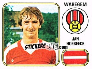 Cromo Jan Hoebeeck - Football Belgium 1980-1981 - Panini
