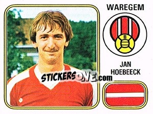 Figurina Jan Hoebeeck - Football Belgium 1980-1981 n. 285 - Panini