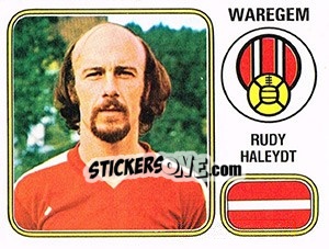 Cromo Rudy Haleydt - Football Belgium 1980-1981 - Panini