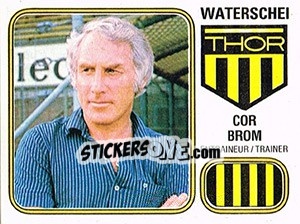 Sticker Cor Brom - Football Belgium 1980-1981 - Panini