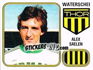 Cromo Alex Saelen - Football Belgium 1980-1981 - Panini