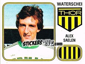 Sticker Alex Saelen - Football Belgium 1980-1981 n. 297 - Panini