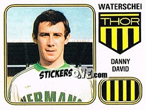 Sticker Danny david - Football Belgium 1980-1981 - Panini
