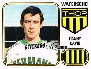 Sticker Danny david - Football Belgium 1980-1981 n. 300 - Panini