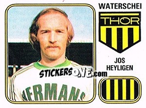 Sticker Jos Heyligen - Football Belgium 1980-1981 - Panini